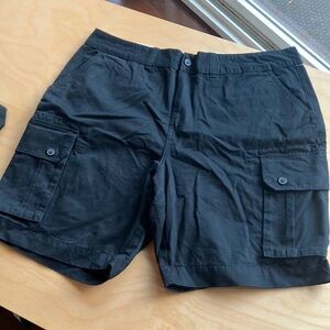 Joe Fresh Black Cargo Shorts with Utilitarian Design